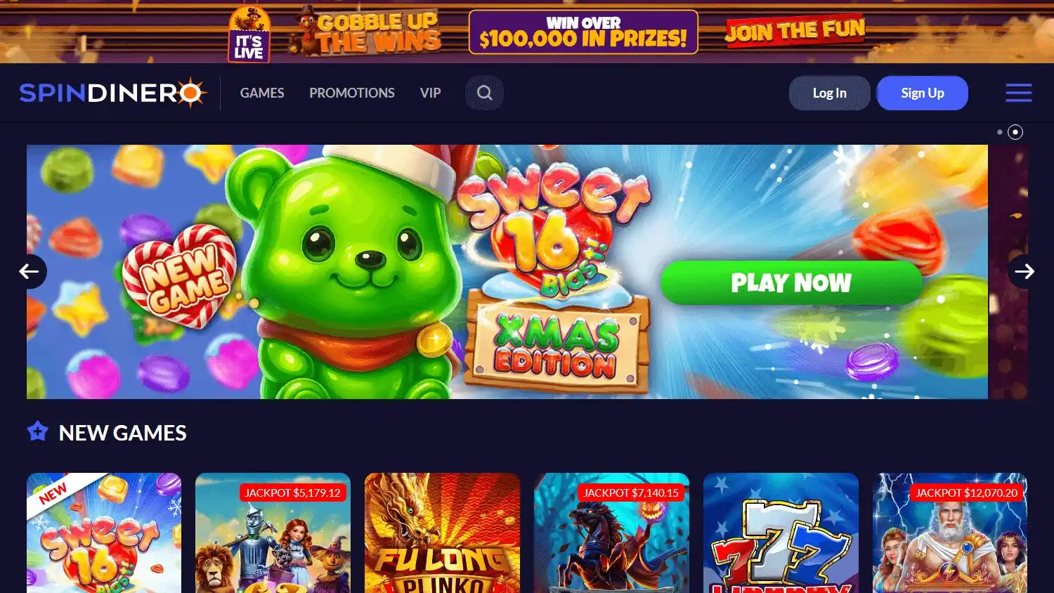 Spindinero casino review section 3